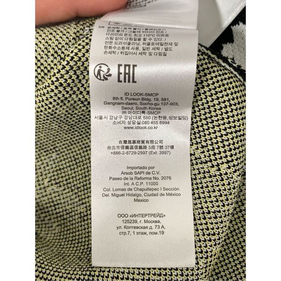 Maje Women's Black Daisy Print Jacquard Quarter Zip Polo Shirt Size 1 Sm… - Picture 16 of 16